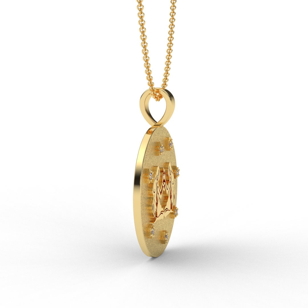 Gemini Zodiac Medallion Necklace