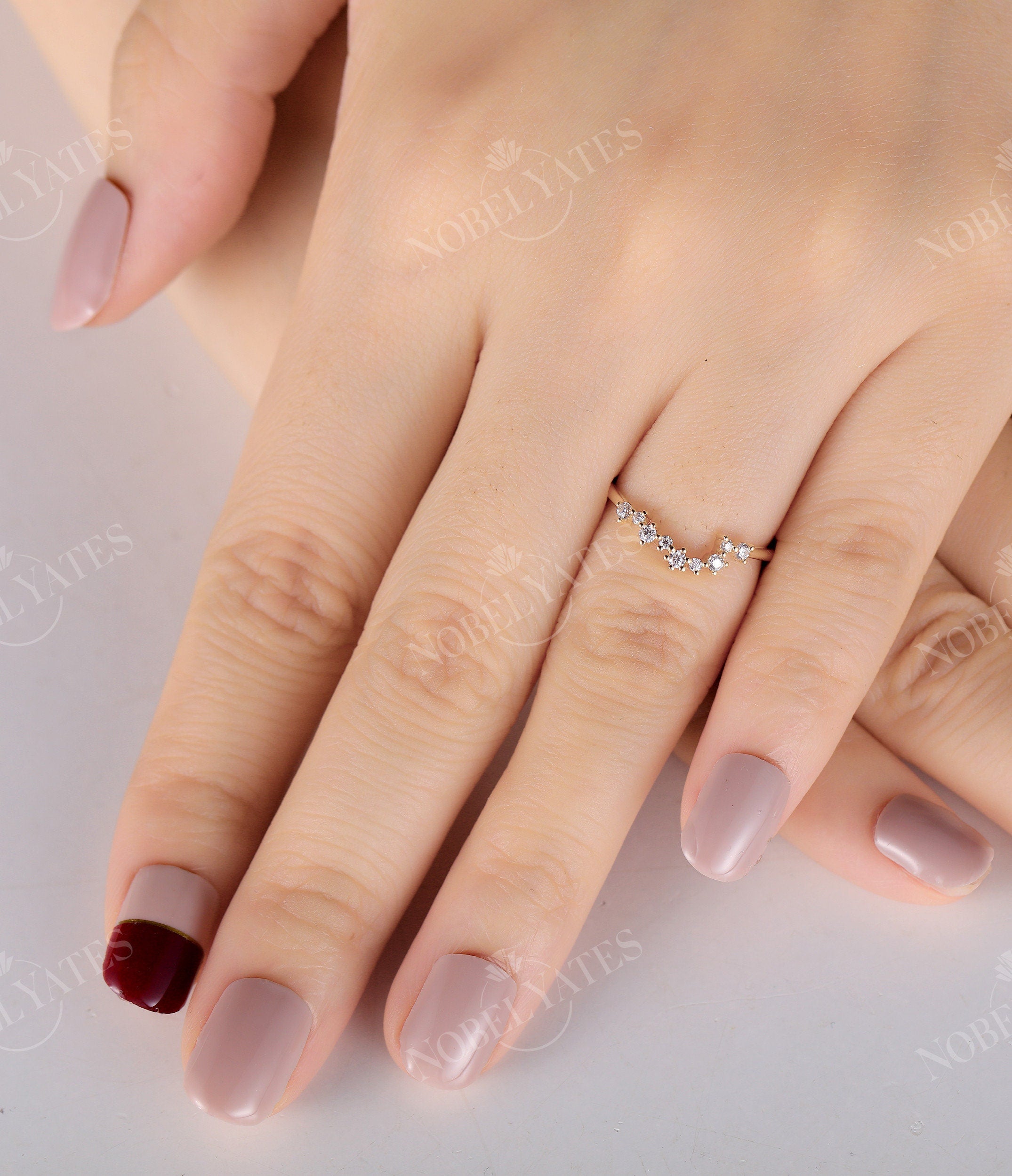 Lune Courbe Ring