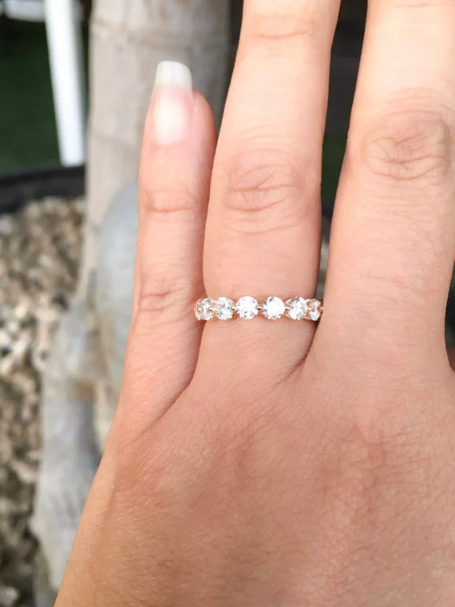 Lumière Flottante Diamond Band