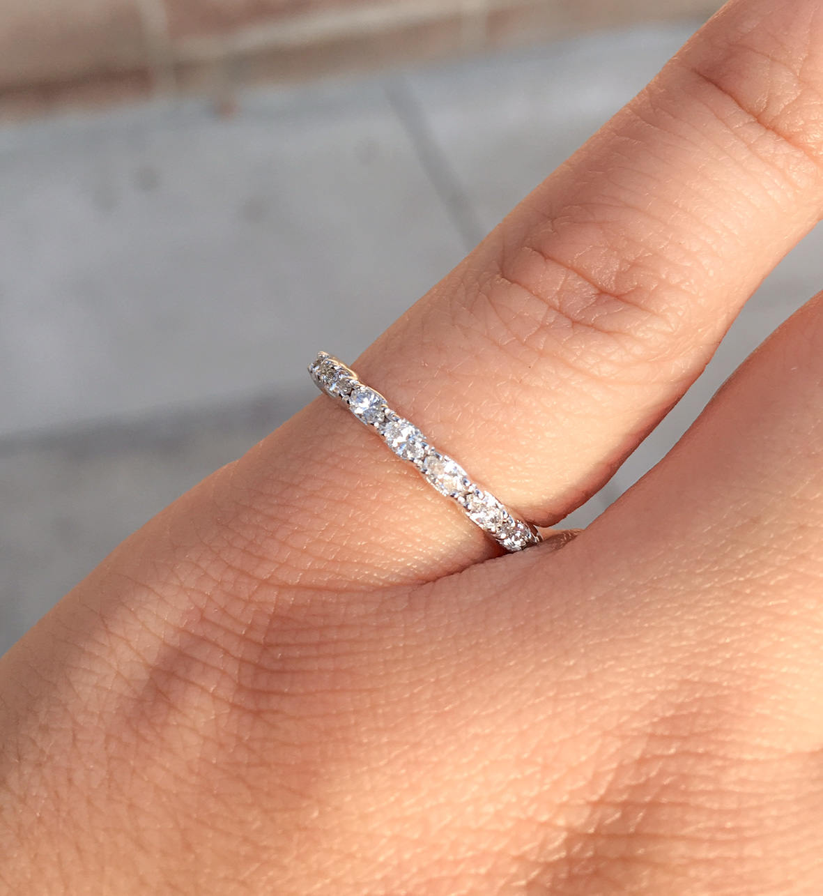 Lys Marquise Diamond Band