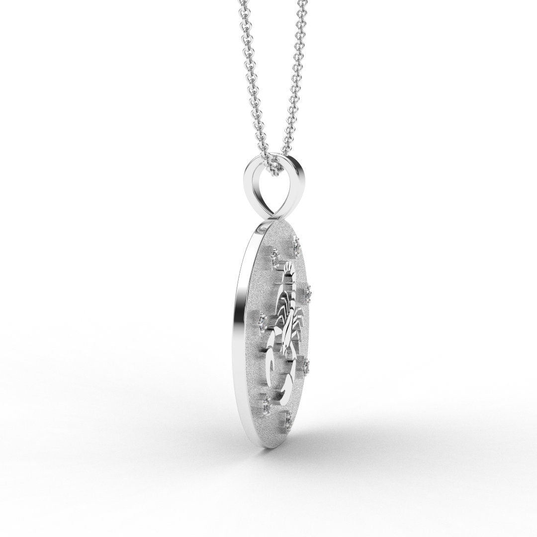 Scorpio Zodiac Medallion Necklace