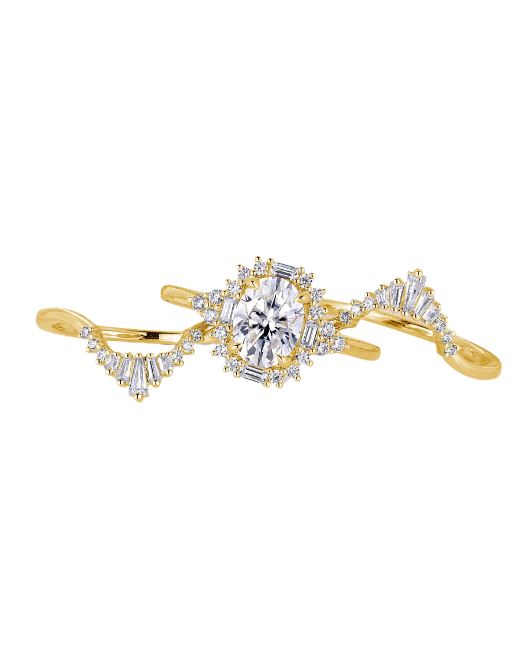 Reine d’Aurore Ring Set