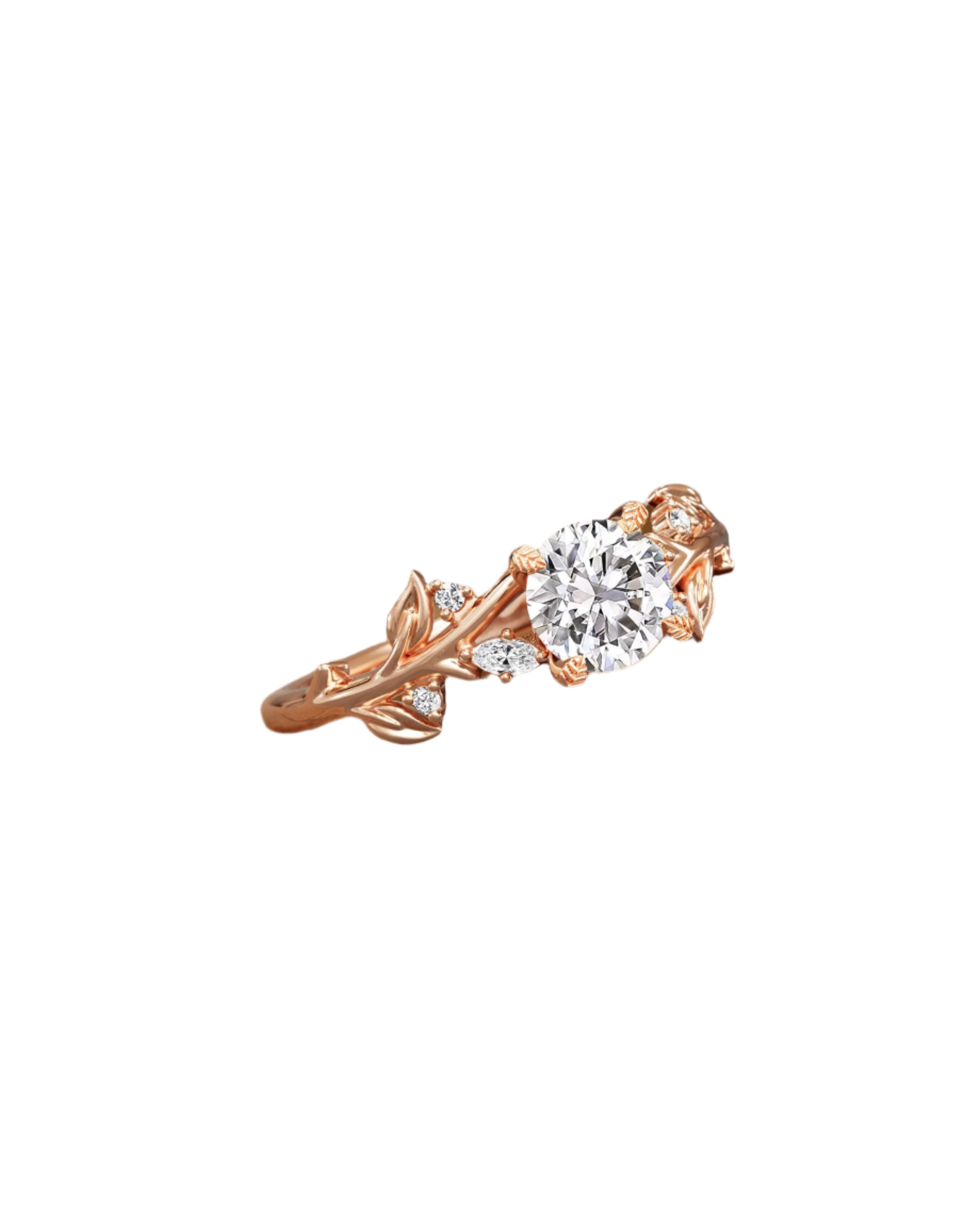 Floraison Diamond Engagement Ring