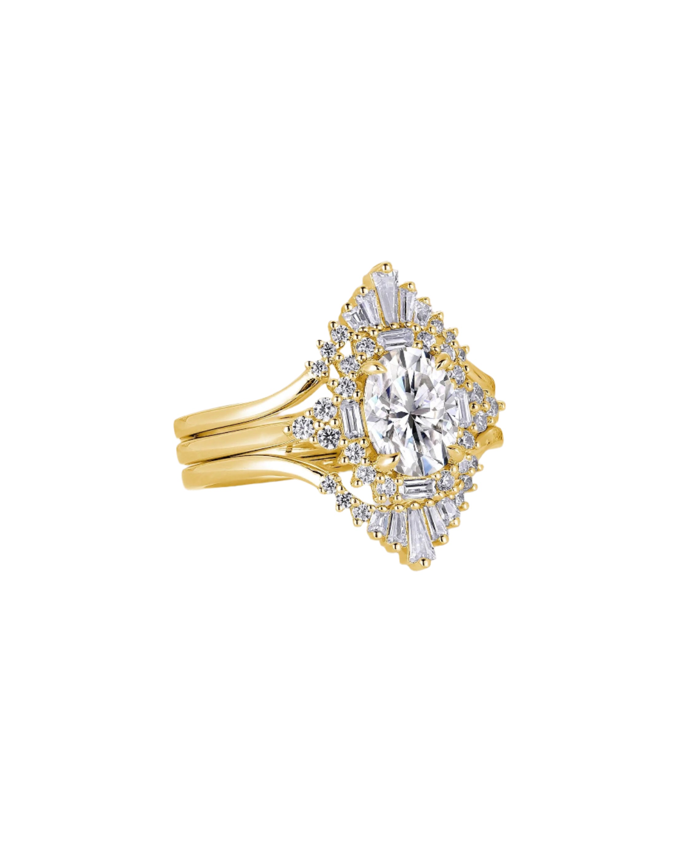 Reine d’Aurore Ring Set